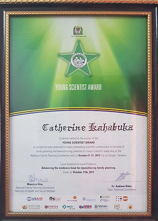 Young Scientist Award_Dr. Catherine (JPG